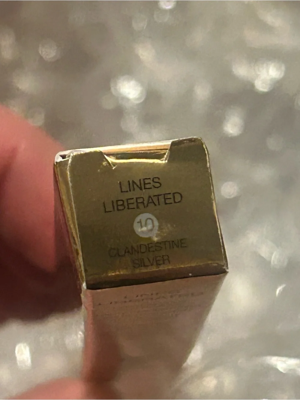 YSL Yves Saint Laurent Lines Liberated Waterproof Eye Pencil Clandestine Silver